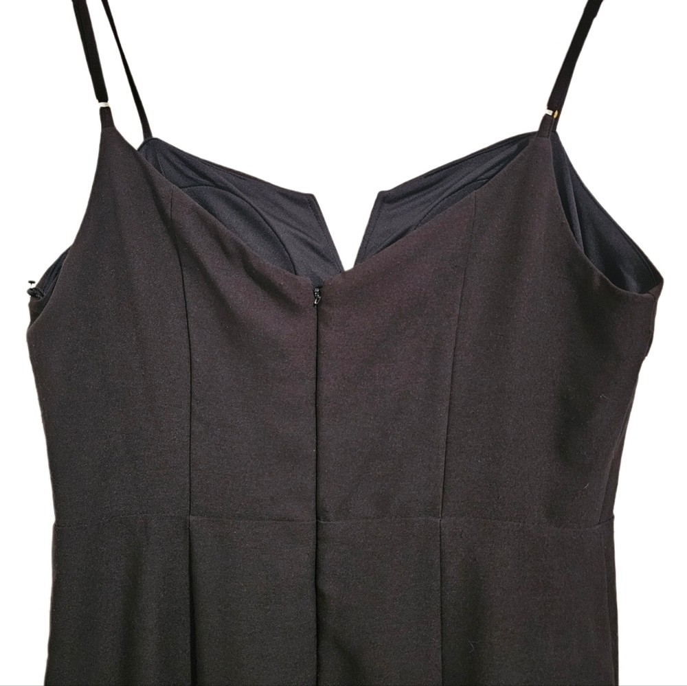 Shelli Segal black flutter cocktail party dress NWT size 12 - Picture 6 of 11